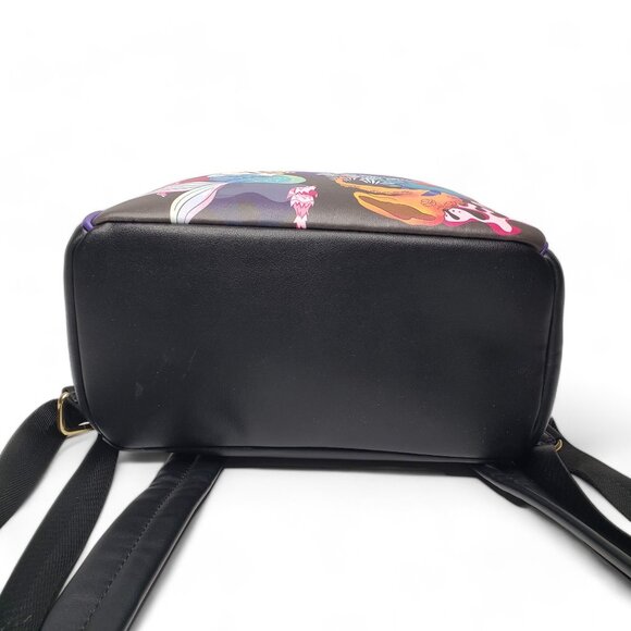 Disney Danielle Nicole Little Mermaid Purple Multicolor Fun Backpack Bag - Picture 6 of 10